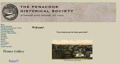 Desktop Screenshot of penacookhistoricalsociety.org
